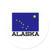 Alaska Flag stickers