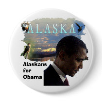 Alaska for Obama buttons