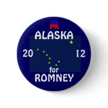 Alaska for Romney 2012 Buttons