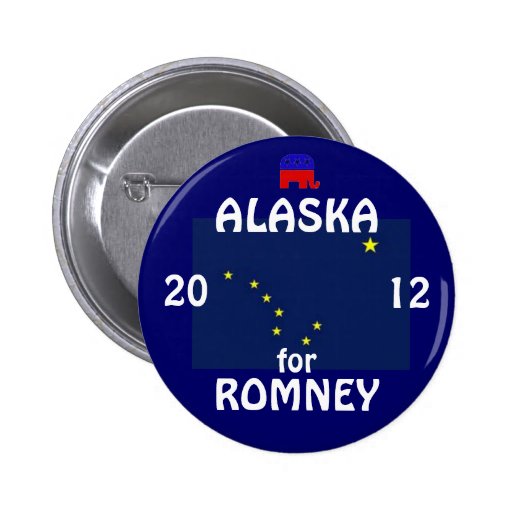 Alaska for Romney 2012 Buttons