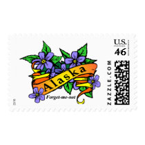 Alaska Forget Me Not Stamp