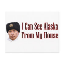 Alaska from my house postcards