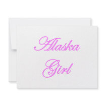 Alaska Girl invitations by bartstshirts Alaska Girl invitations