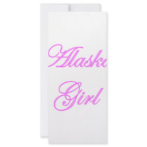 Alaska Girl rack cards