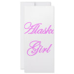 Alaska Girl Custom Rack Card