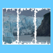 Alaska Hubbard Glacier  Postcard postcards