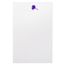 Alaska in Purple Customized Stationery