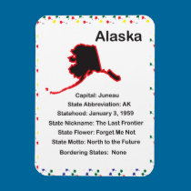 Alaska Information Educational Premium Flexi Magne magnets