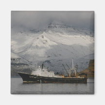 Alaska Juris, F. C. A. trawler in Dutch Harbor, AK Magnet