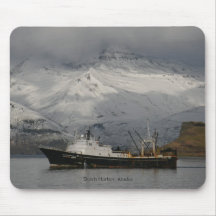 Alaska Juris, F. C. A. Trawler in Dutch Harbor, AK Mousepads