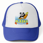 This incredibly adorable panda is kayaking in Alaska whitewater rivers! How cute is that? This makes a perfect gift for active outdoor people or kayaking fanatics in Alaska. Great for everyone who loves cute pandas and kayaking.