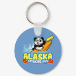 This incredibly adorable panda is kayaking in Alaska whitewater rivers! How cute is that? This makes a perfect gift for active outdoor people or kayaking fanatics in Alaska. Great for everyone who loves cute pandas and kayaking.