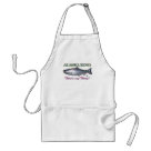 standard_apron - Here's a classy Alaskan way to cook.  A big silver King Salmon from Alaska shows the way to good eating and a lot of fun to boot! Designed by Alaskan artist Brad Hughes .