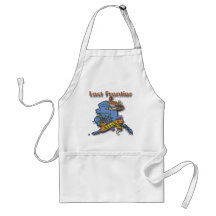 Alaska Last Frontier bird flower Aprons