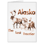 Alaska Last Frontier Moose Elk Greeting Cards