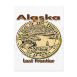 Alaska Last Frontier State Seal Postcards