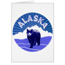 Alaska Luggage Label cards