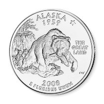 Alaska Refrigerator Magnet