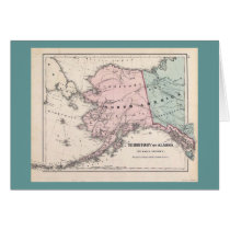 Alaska Map/Sourdough card by cnlbell Alaska Map/Sourdough card
