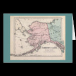 Alaska Map/Sourdough card cards