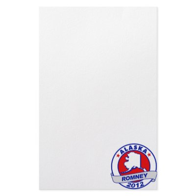 Alaska Mitt Romney Custom Stationery by usalovesromney
