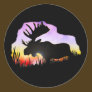 Alaska Moose Sillouette
