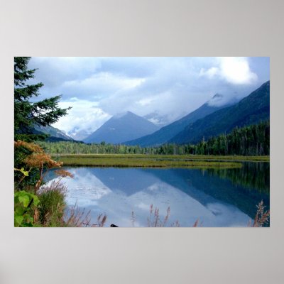 Alaska Mountain Print by dstachov