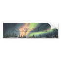 ALASKA NORTHERN LIGHTS by SHARON SHARPE bumper stickers