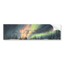 ALASKA NORTHERN LIGHTS by SHARON SHARPE bumper stickers by sharonsharpe ALASKA NORTHERN LIGHTS by SHARON SHARPE bumper stickers
