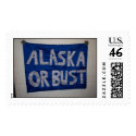 Alaska or bust postage by Slanamoose Alaska or bust postage