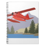Alaska Plane Spiral Notebook
