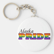 Alaska Pride Keychain
