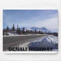 alaska range 1, DENALI HIGHWAY mousepads