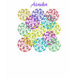 Alaska Salmon Circle T Shirt