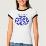 Alaska Salmon Circle t-shirts
