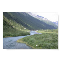 Alaska Scenic w/Train Trestle posters