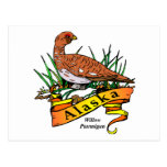 Alaska State Bird - Willow Ptarmigan Post Cards