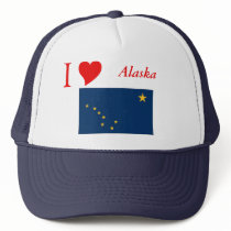 Alaska State Flag Hats