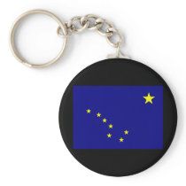 Alaska State Flag Keychain
