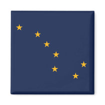 Alaska State Flag Fridge Magnet