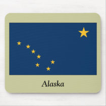 Alaska State Flag Mouse Mats