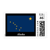 Alaska State Flag Postage Stamps
