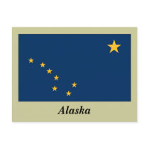 Alaska State Flag Postcards