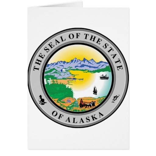 Alaska State Seal Card