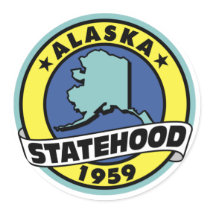 Alaska Statehood Gifts and Tees stickers