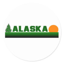 Alaska stickers by bartstshirts Alaska stickers