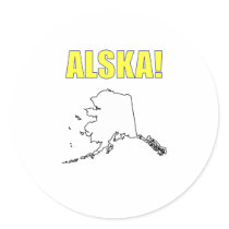 Alaska! stickers by bartstshirts Alaska! stickers