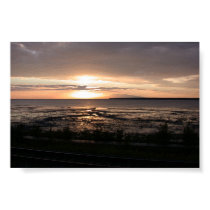 Alaska Sunset @ Cook Inlet posters