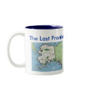 Alaska Symbols & Map mugs by archemedes Alaska Symbols & Map mugs