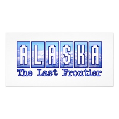 Alaska, The Last Frontier Photo Card by bartstshirts